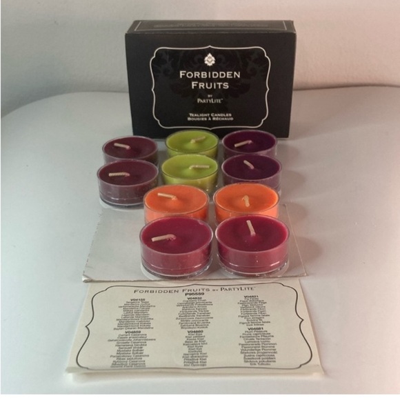 PartyLite Forbidden Fruits Tealight Sampler New in box quantity 10 P95559 - Picture 4 of 6